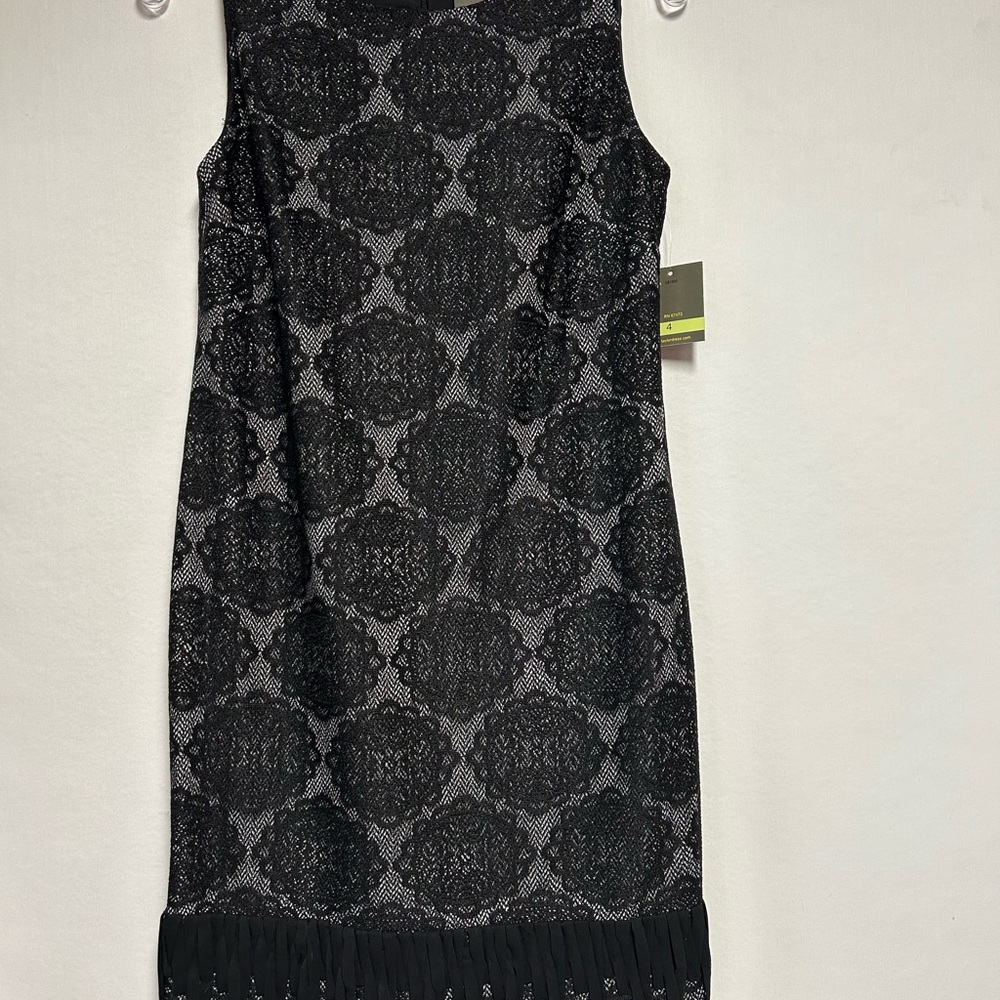 Taylor Black Lace Midi Dress